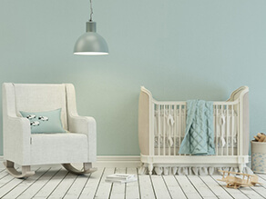 Gender neutral green nursery project
